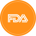 ไอคอนที่ได้รับการรับรองความปลอดภัยจาก FDA สหรัฐฯ